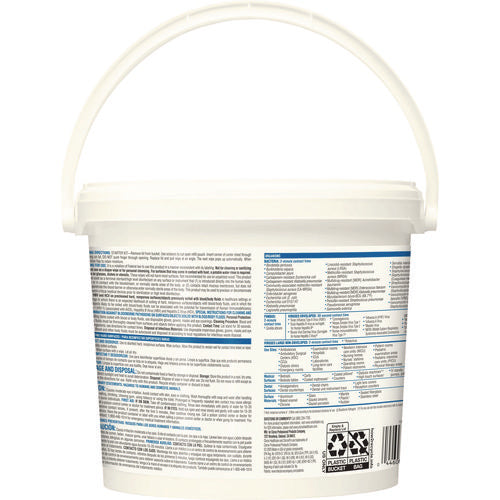 Versasure Cleaner Disinfectant Wipes, 1-ply, 12 X 12, Fragranced, White, 110/bucket, 2 Buckets/carton