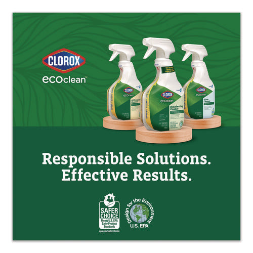 Clorox Pro Ecoclean Disinfecting Cleaner, Unscented, 32 Oz Spray Bottle