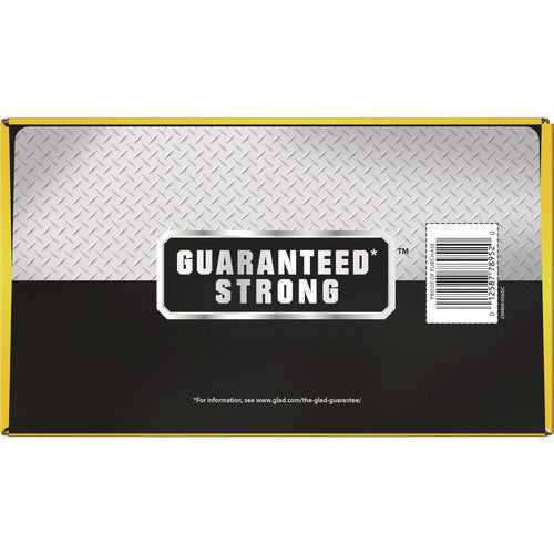 Guaranteed Strong Large Drawstring Trash Bags, Three-ply, 30 Gal, 1.05 Mil, 30" X 33", Black, 90/carton