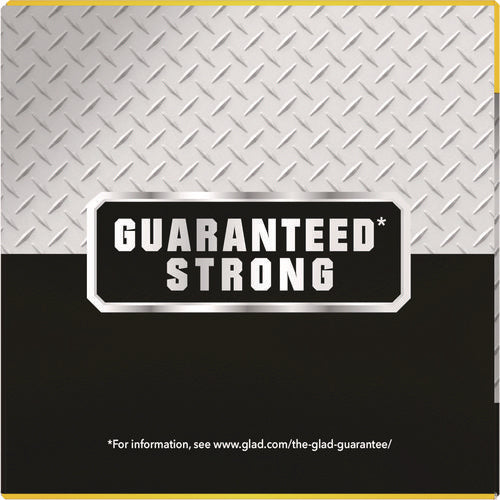 Guaranteed Strong Large Drawstring Trash Bags, Three-ply, 30 Gal, 1.05 Mil, 30 X 33, Black, 28/box