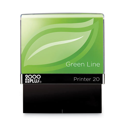 Green Line Message Stamp, Faxed, 1.5 X 0.56, Red