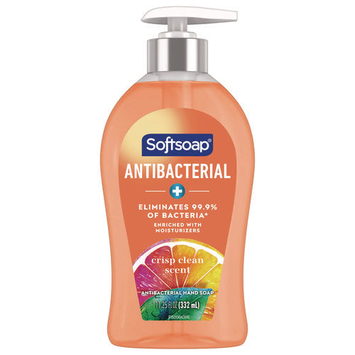 Antibacterial Hand Soap, Crisp Clean Scent, 11.25 Oz, 6/carton