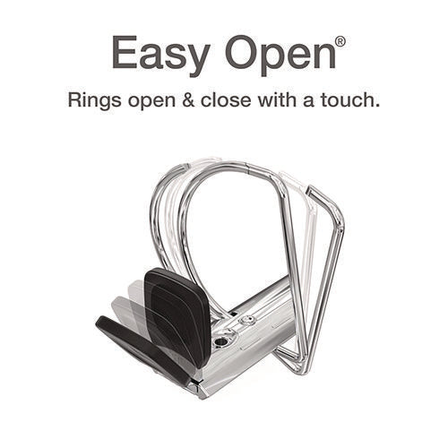 Premier Easy Open Clearvue Locking Slant-d Ring Binder, 3 Rings, 2" Capacity, 11 X 8.5, White