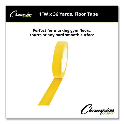 Floor Tape, 1" X 36 Yds, Yellow