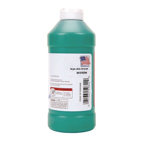 Premier Tempera Paint, Green, 16 Oz Bottle