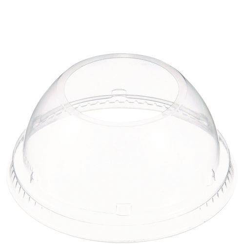 Dome-top Sundae/cold Cup Lids, Fits 12 Oz To 24 Oz Cold Cups, Plastic, Clear, 1,000/carton