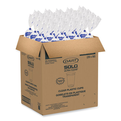 Ultra Clear Cups, 16 Oz, 50/bag, 20 Bags/carton