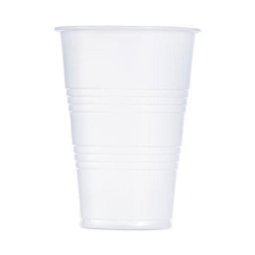 High-impact Polystyrene Cold Cups, 7 Oz, Translucent, 100 Cups/sleeve, 25 Sleeves/carton