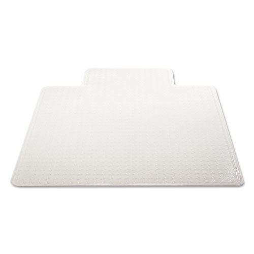 Duramat Moderate Use Chair Mat, Low Pile Carpet, Flat, 36 X 48, Lipped, Clear