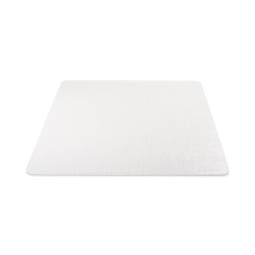 Duramat Moderate Use Chair Mat, Low Pile Carpet, Flat, 45 X 53, Rectangle, Clear