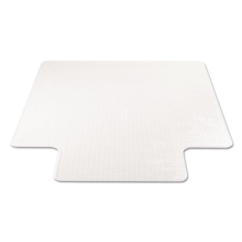 Supermat Frequent Use Chair Mat, Med Pile Carpet, Flat, 36 X 48, Lipped, Clear