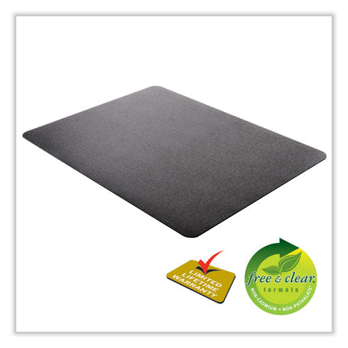 Supermat Frequent Use Chair Mat For Medium Pile Carpet, 36 X 48, Rectangular, Black