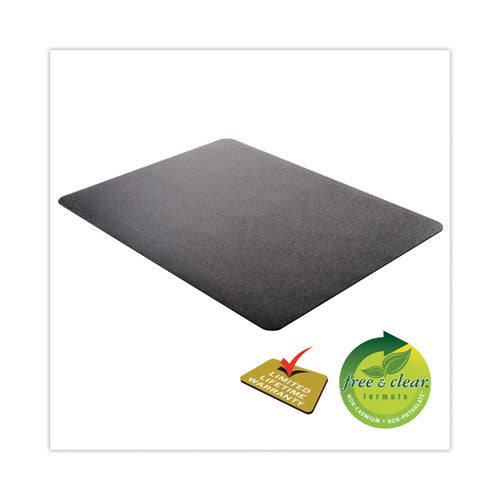 Supermat Frequent Use Chair Mat For Medium Pile Carpet, 45 X 53, Rectangular, Black