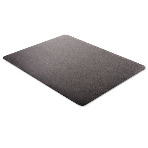 Economat All Day Use Chair Mat For Hard Floors, Flat Packed, 45 X 53, Black