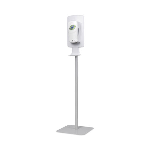 Fit Touch Free Dispenser Floor Stand, 15.7 X 15.7 X 58.3, White