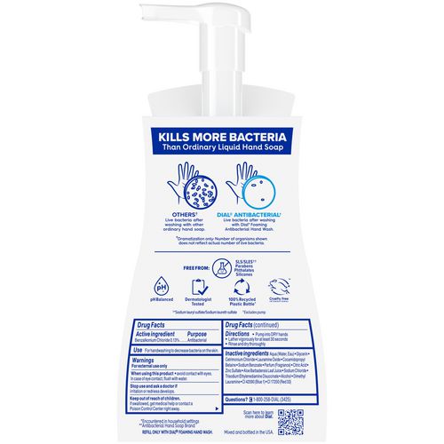 Antibacterial Foaming Hand Wash, Spring Water Scent, 10 Oz, 8/carton