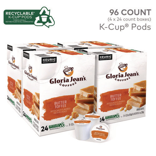 Butter Toffee Coffee K-cups, 96/carton