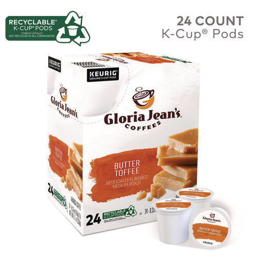 Butter Toffee Coffee K-cups, 24/box