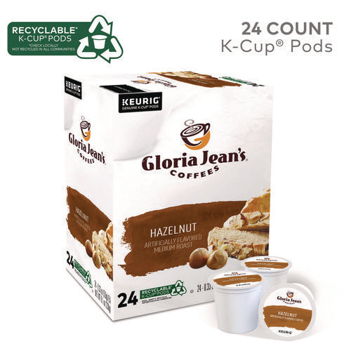 Hazelnut Coffee K-cups, 24/box