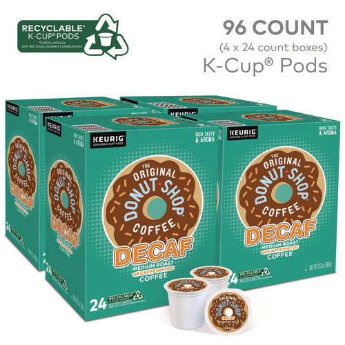 Decaf Coffee K-cup Pods, 96/carton