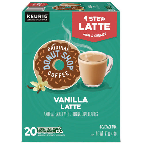 Vanilla One Step Latte K-cup, 20/box