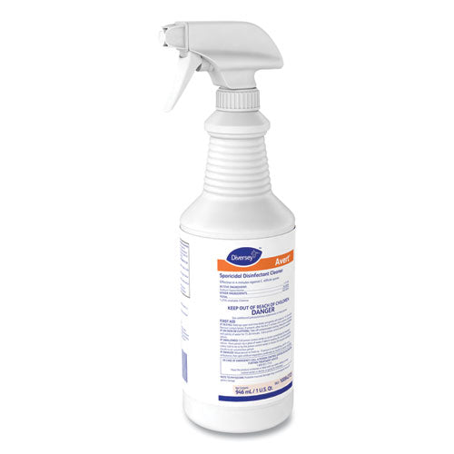 Avert Sporicidal Disinfectant Cleaner, 32 Oz Spray Bottle, 12/carton