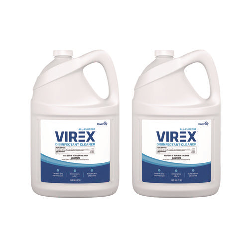 Virex All-purpose Disinfectant Cleaner, Lemon Scent, 1 Gal Container, 2/carton