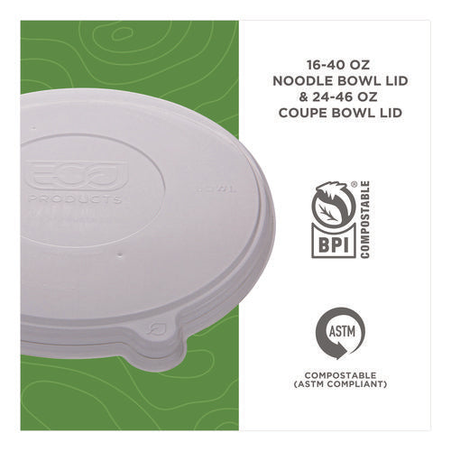 Worldview 100 Percent Recycled Content Lid, 7.93" Diameter X 0.6" H, Clear, 400/carton