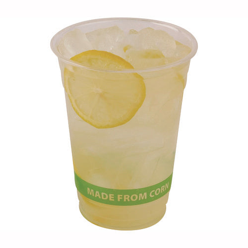 Greenstripe Renewable And Compostable Cold Cups, 12 Oz, Clear, 50/pack