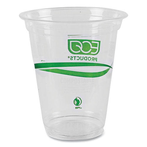 Greenstripe Renewable And Compostable Cold Cups, 16 Oz, Clear, 50/pack, 20 Packs/carton