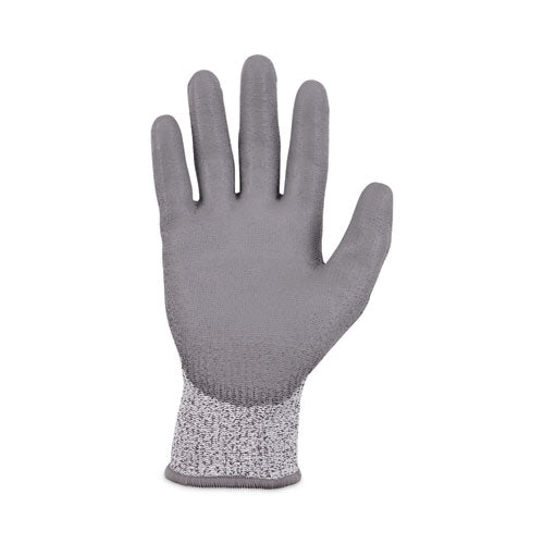 Proflex 7030 Ansi A3 Pu Coated Cr Gloves, Gray, X-large, 12 Pairs/pack