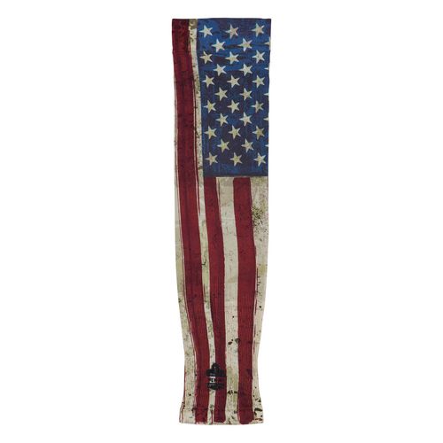 Chill-its 6695 Sun Protection Arm Sleeves, Polyester/spandex, X-large/2x-large, American Flag