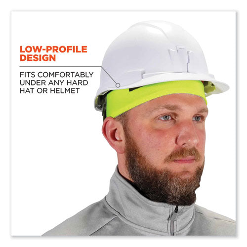 Chill-its 6630 High-performance Terry Cloth Skull Cap, Polyester, One Size Fits Most, Lime