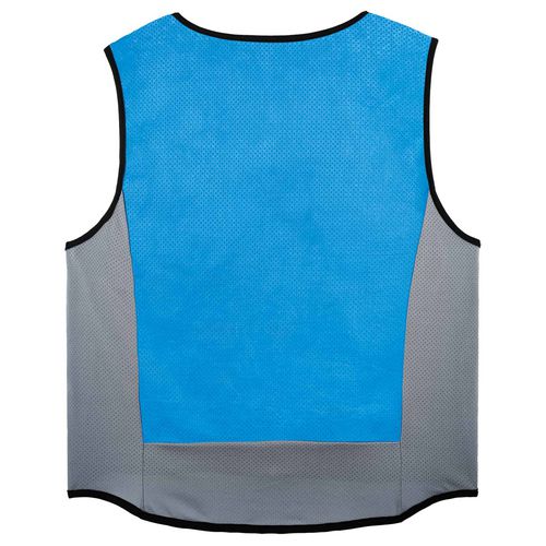 Chill-its 6667 Wet Evaporative Pva Cooling Vest With Zipper, Pva, 3x-large, Blue