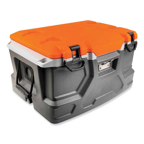 Chill-its 5171 48-quart Industrial Hard Sided Cooler, Orange/gray, 20/pallet