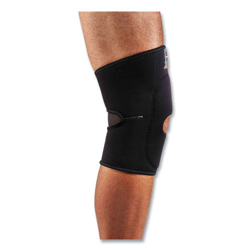 Proflex 615 Open Patella Anterior Pad Knee Sleeve, Medium, Black