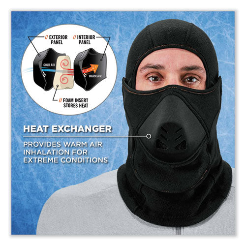 N-ferno 6970 Extreme Hot Rox Balaclava Face Mask, Polyester/spandex, One Size Fits Most, Black