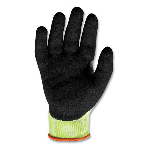 Proflex 7041 Ansi A4 Nitrile-coated Cr Gloves, Lime, Medium, Pair