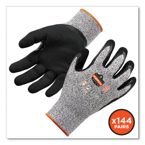 Proflex 7031-case Ansi A3 Nitrile-coated Cr Gloves, Gray, X-large, 144 Pairs/carton