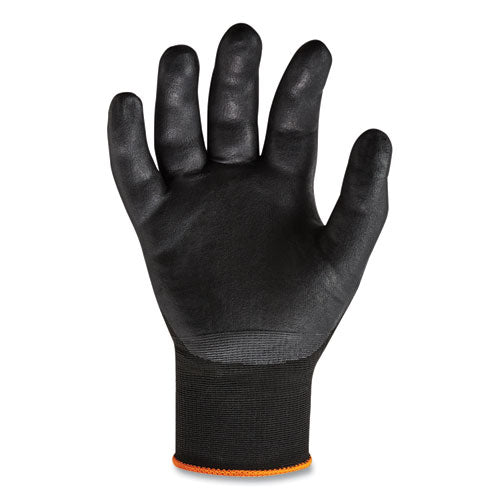 Proflex 7001 Nitrile-coated Gloves, Black, X-large, Pair