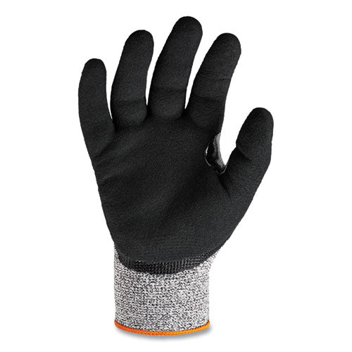 Proflex 7031 Ansi A3 Nitrile-coated Cr Gloves, Gray, Small, Pair