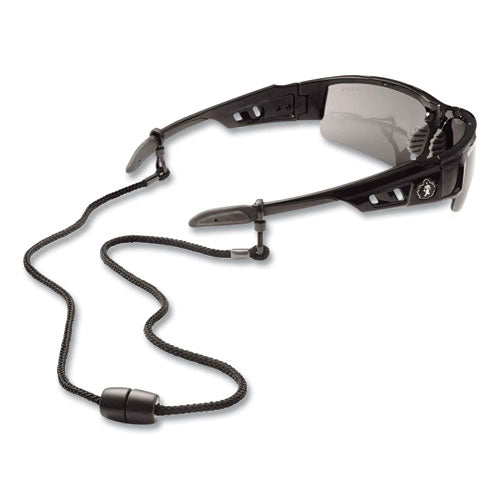 Skullerz 3251 Rope Breakaway Eyewear Lanyard, Nylon Slip Fastener, 12" Long