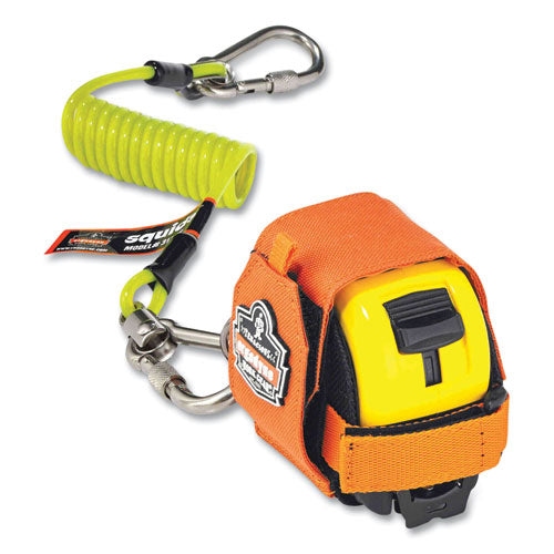 Squids 3190 Tape Measure Tethering Kit, 2 Lb Max Working Capacity, 6.5" To 48" Long, Lime/black