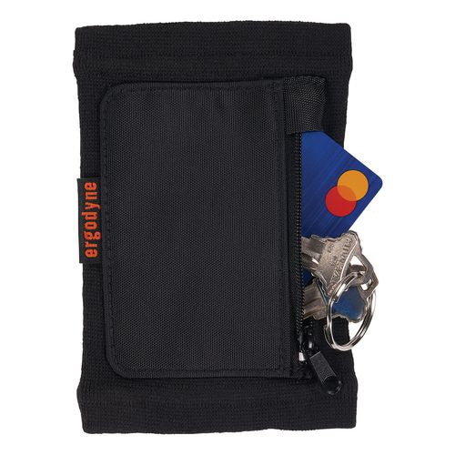 Squids 3388 Wrist Id/badge Holder, Vertical, Black, 3.5 X 5.5 Holder, 2.75 X 3.75 Insert