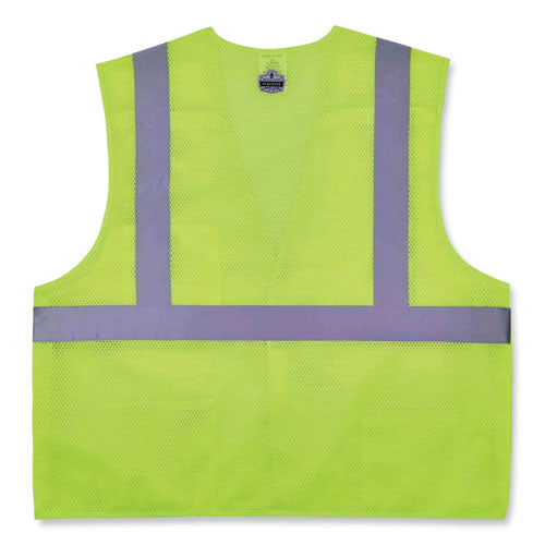 Glowear 8217ba Class 2 Breakaway Mesh Vest, Polyester, Large/x-large, Lime