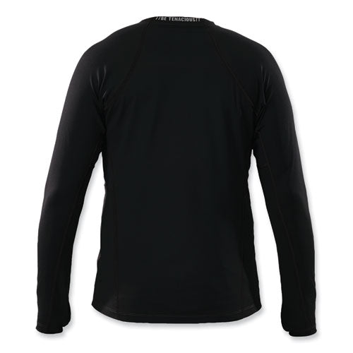 N-ferno 6435 Midweight Long Sleeve Base Layer Shirt, Large, Black