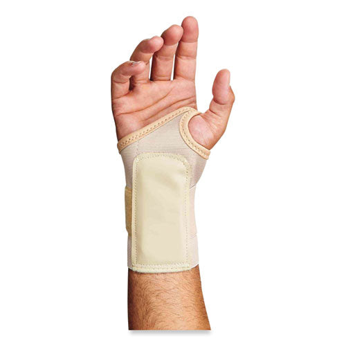 Proflex 4000 Single Strap Wrist Support, Medium, Fits Left Hand, Tan