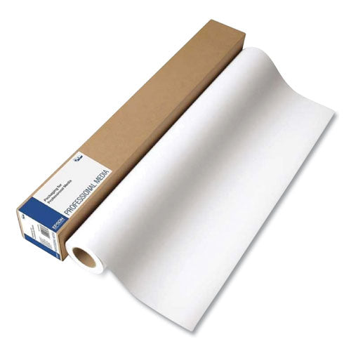 Premium Glossy Photo Paper Roll, 2" Core, 7 Mil, 24" X 100 Ft, Glossy White