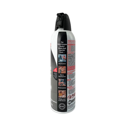 Disposable Compressed Air Duster, 17 Oz Can, 2/pack