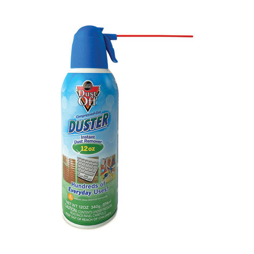 Disposable Compressed Air Duster, 12 Oz Can